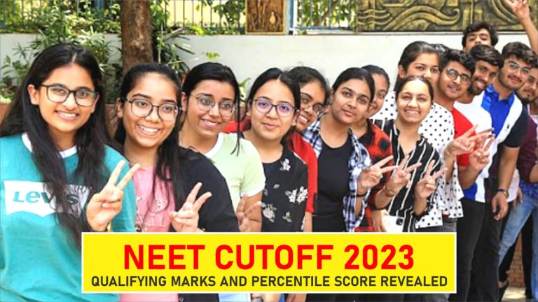 NEET Cutoff 2023: Qualifying Marks and Percentile Score Revealed